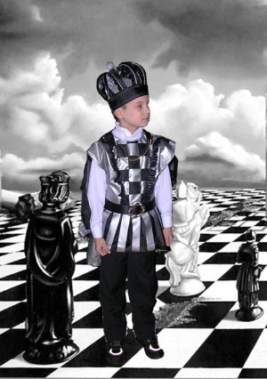 Костюм шахматный король для мальчика своими руками